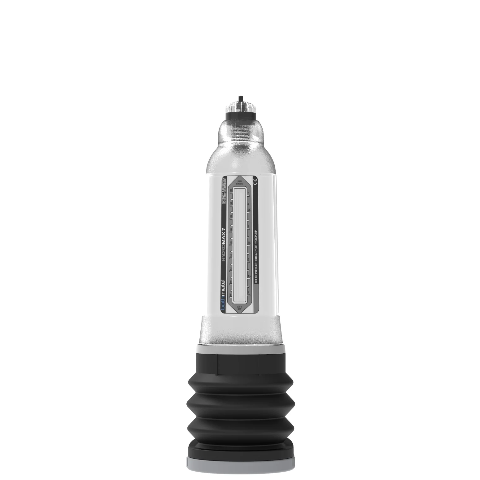 Alargador de pene Bathmate Hydromax 7 transparente con caja